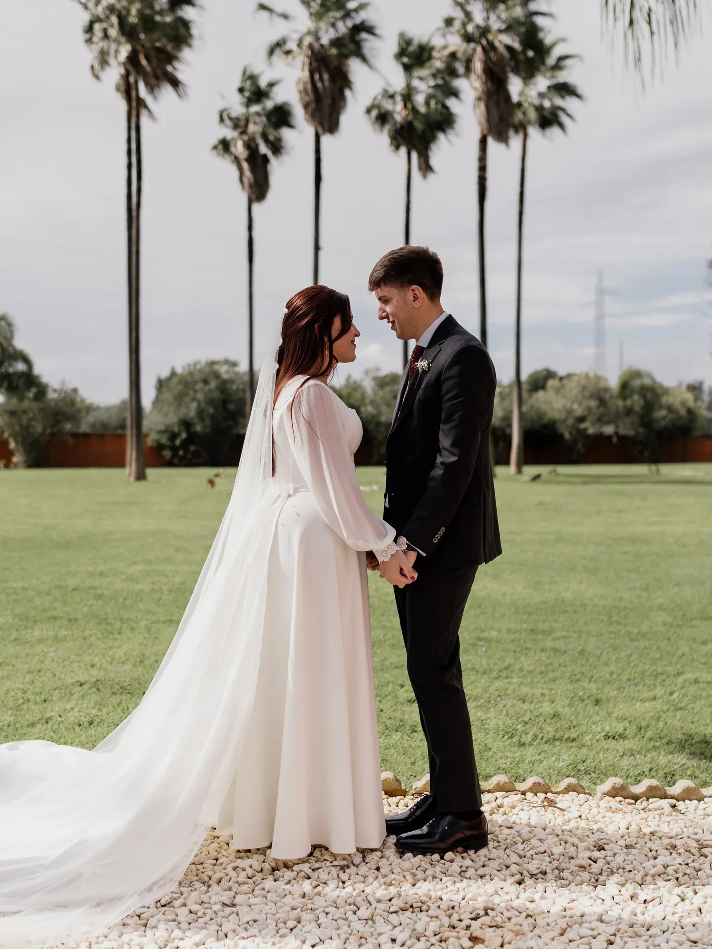Novia de Nika Bridal el día de su boda en Sevilla