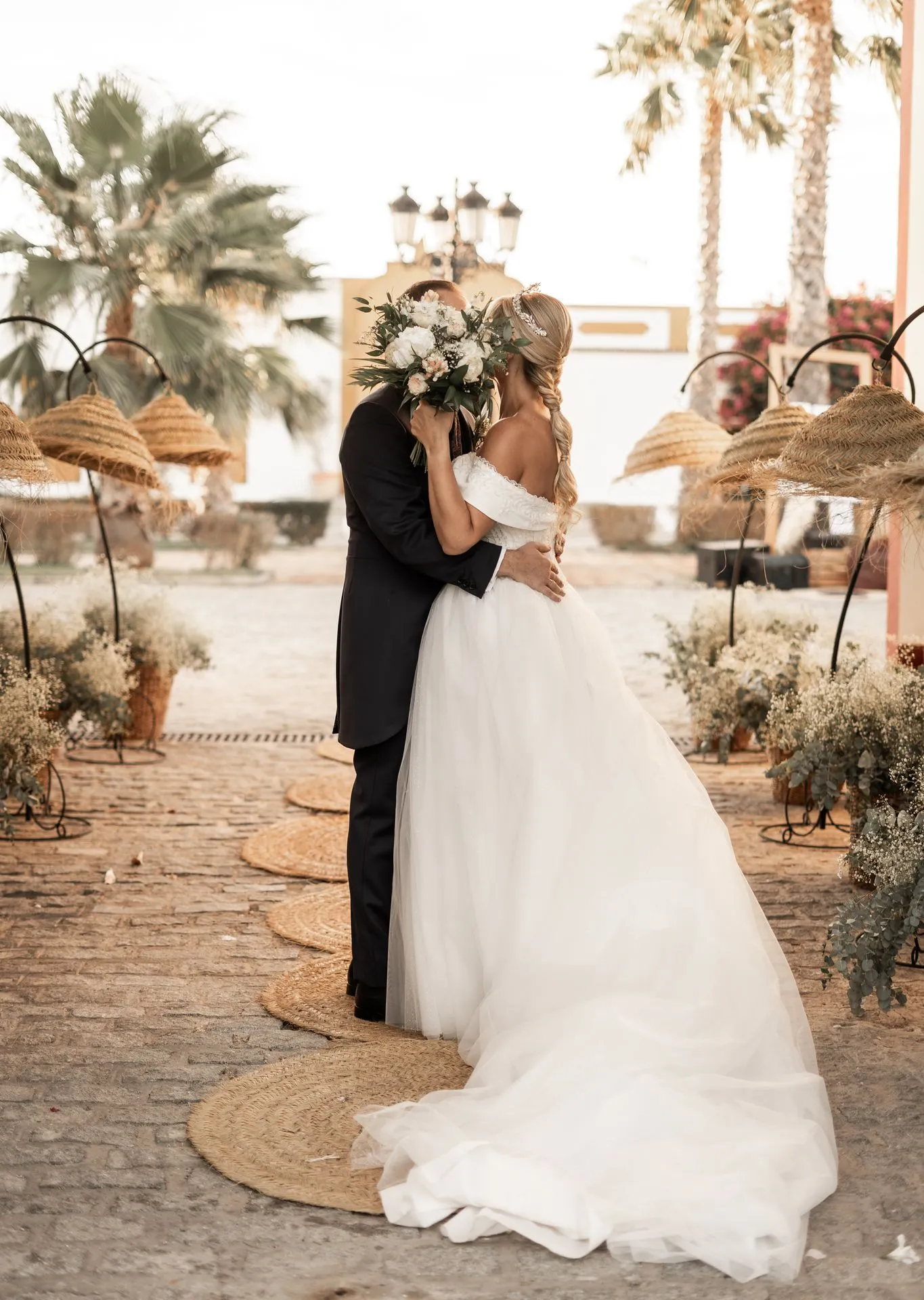 Novia de Nika Bridal el día de su boda en Sevilla