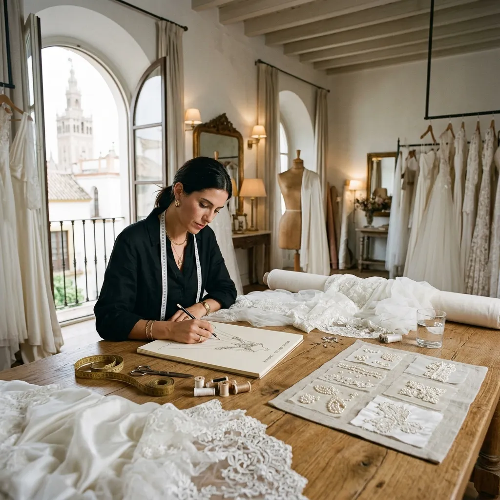 Cuánto cuesta un vestido de novia en Sevilla: precios reales por franja