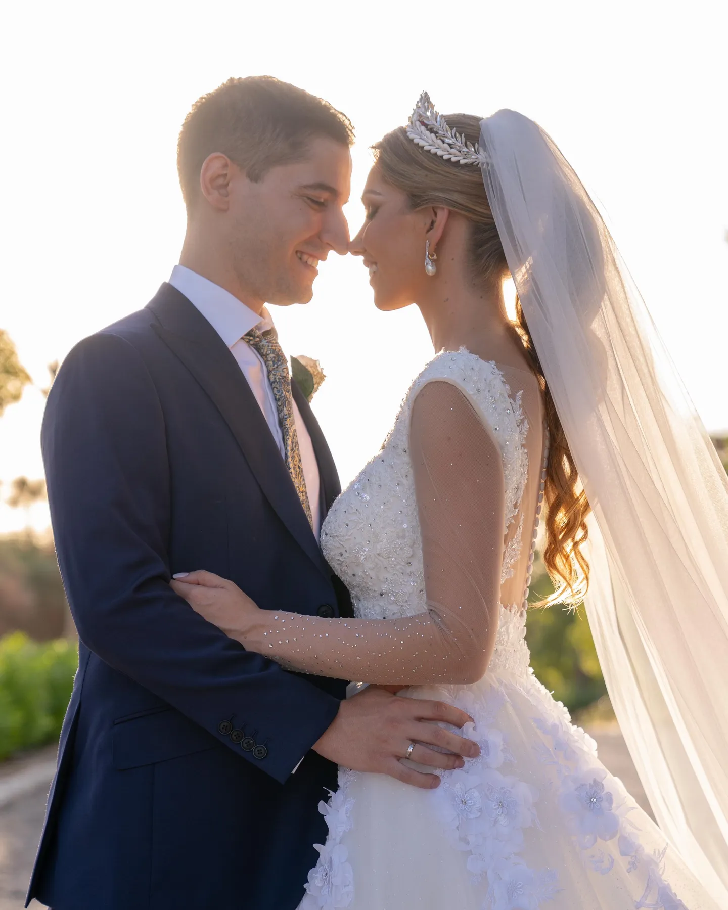 Novia de Nika Bridal el día de su boda en Sevilla